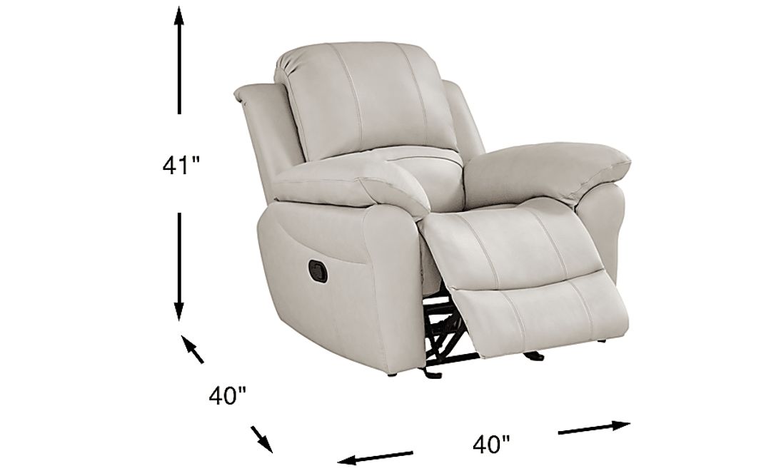 Vercelli Way Leather Rocker Recliner