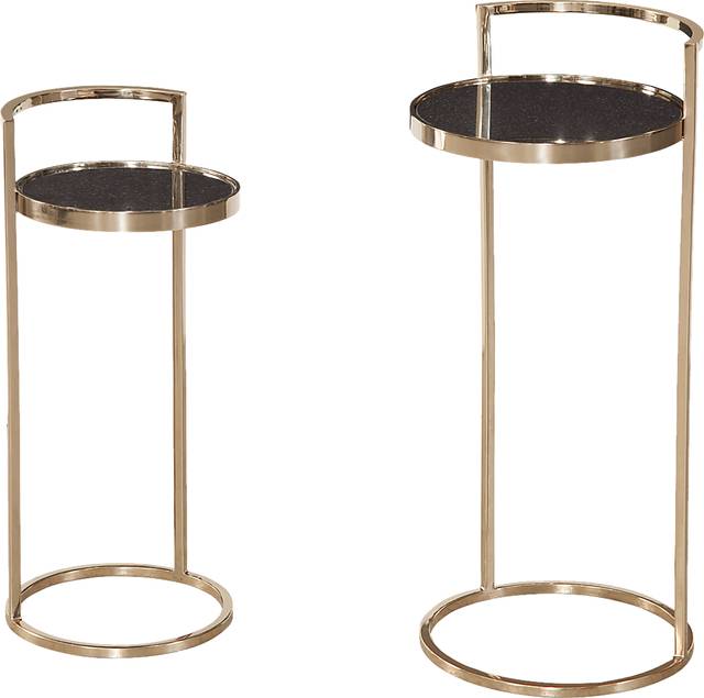 Verchild Black Accent Table, Set of 2 - Thumbnail - Image 1