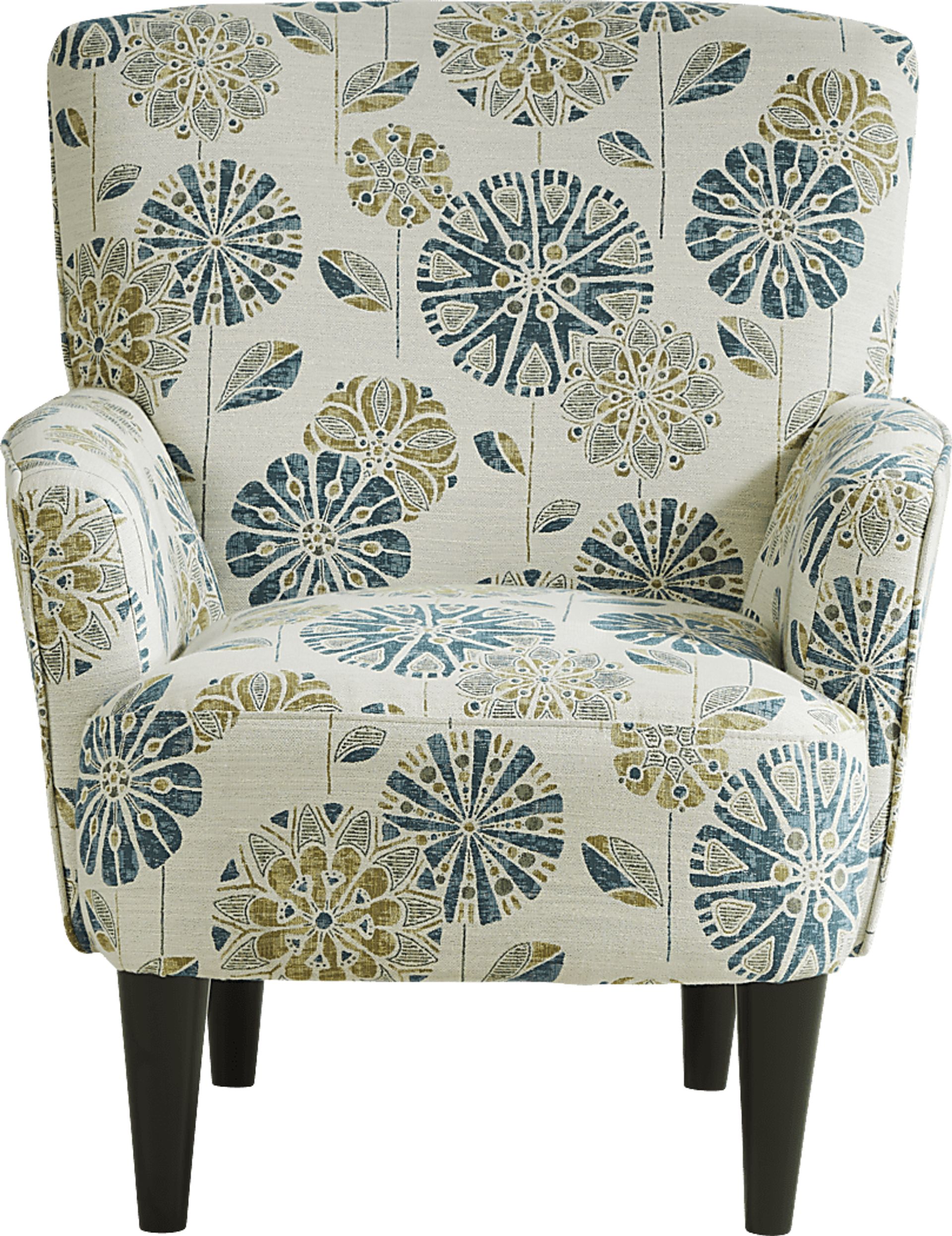 Verdant Fields Teal Accent Chair - Image 2