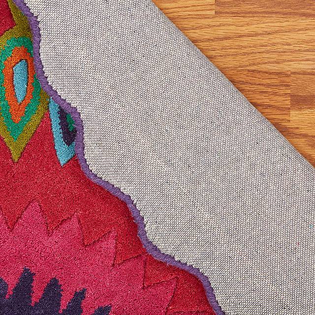 Verdare Pink/Multi 7'9 Round Rug - Thumbnail - Image 6