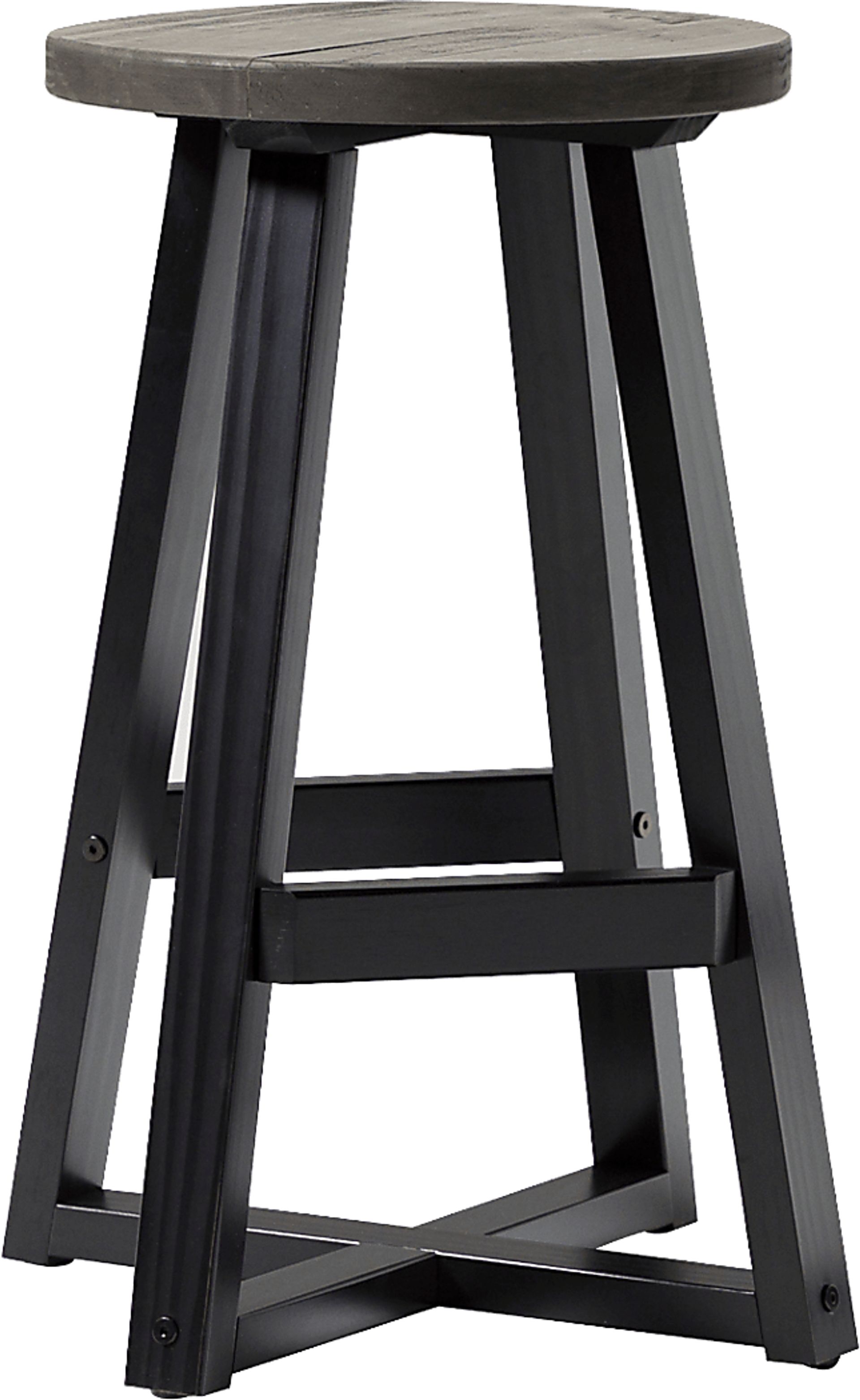 Verdenbruk Gray Counter Height Stool, set of 2 - Image 1