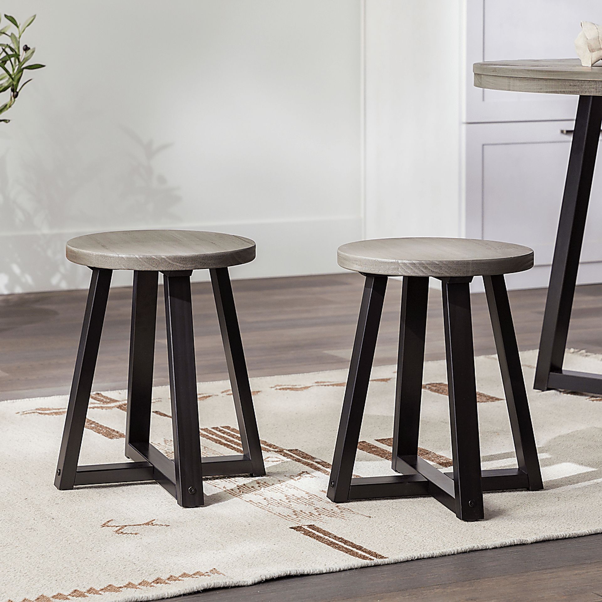 Verdenbruk Gray Dining Stool - Image 2
