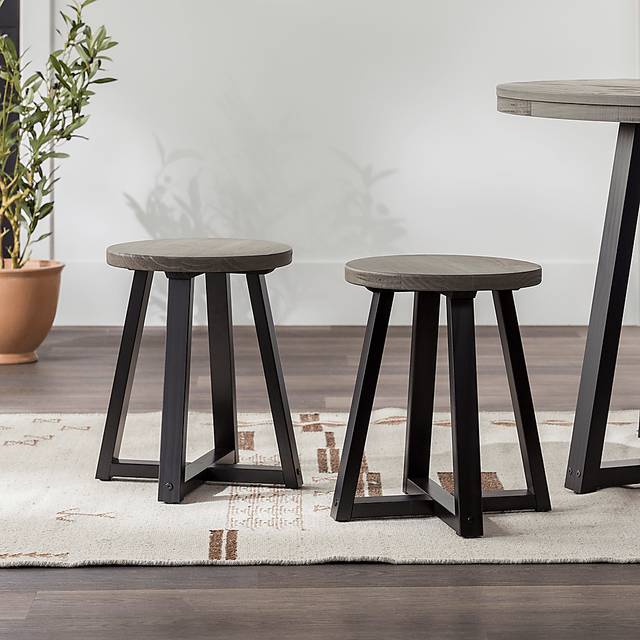 Verdenbruk Gray Dining Stool - Thumbnail - Image 3