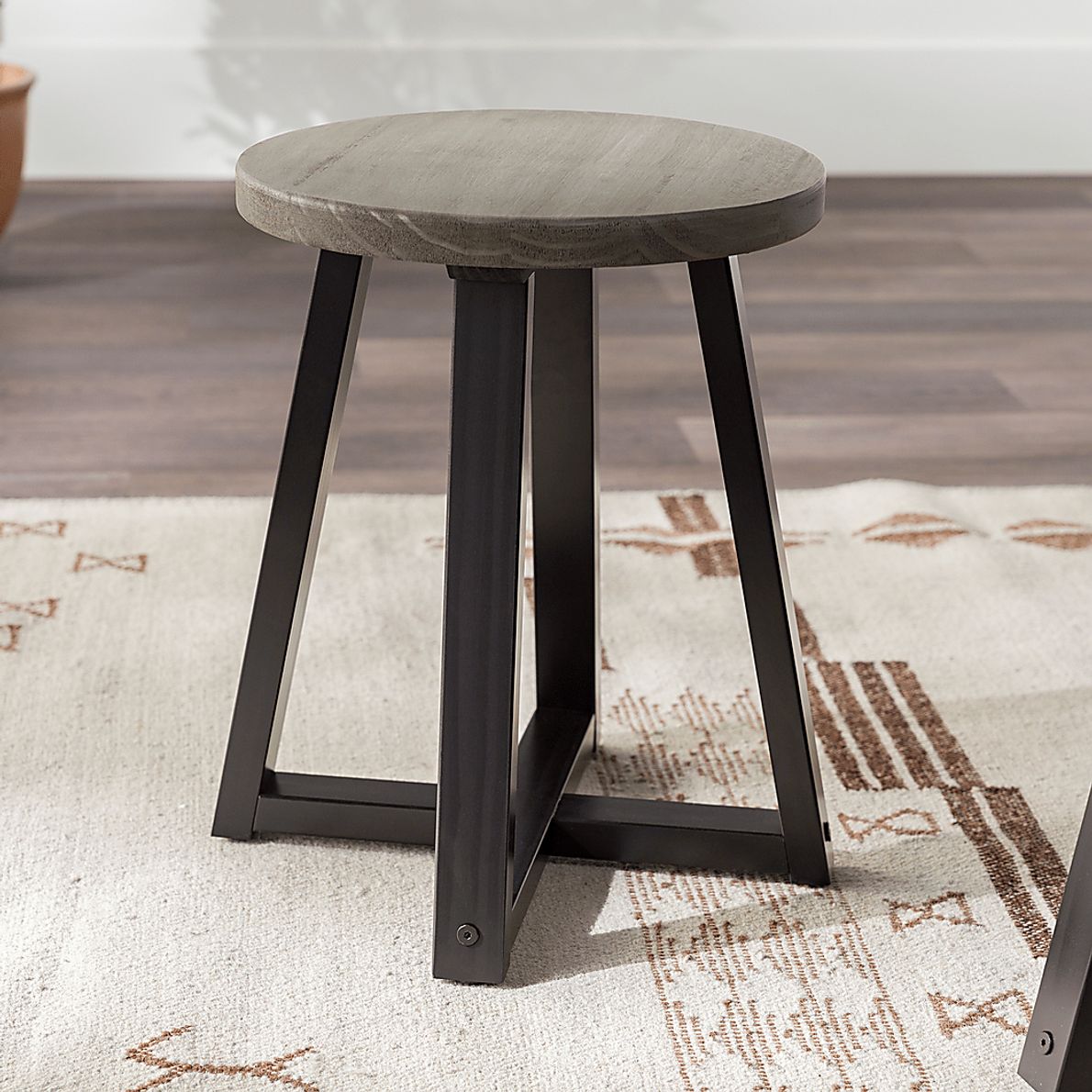 Verdenbruk Gray Dining Stool