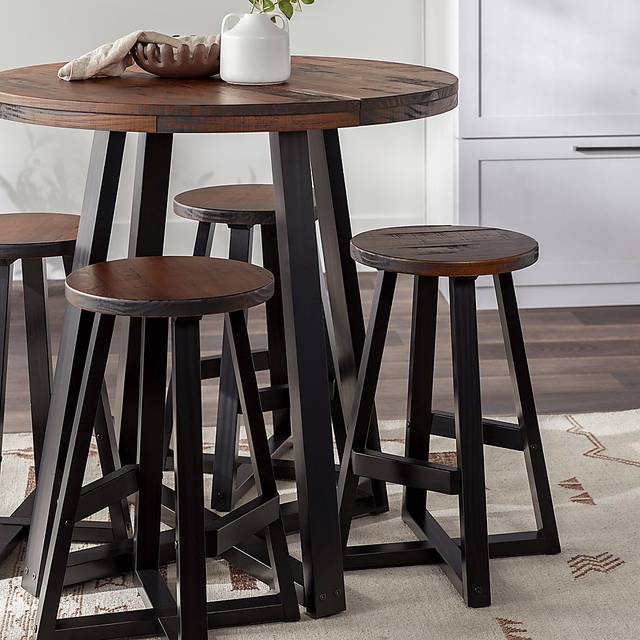 Verdenbruk Mahogany Counter Height Table - Thumbnail - Image 5