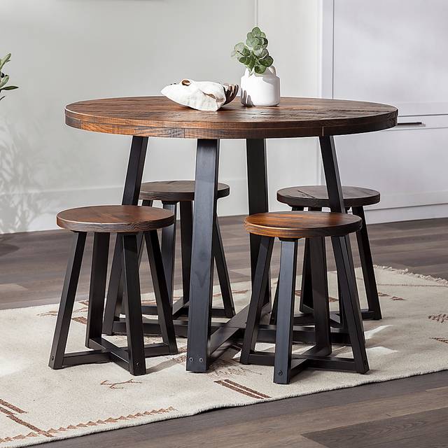 Verdenbruk Mahogany 5pc Dining Set - Thumbnail - Image 2