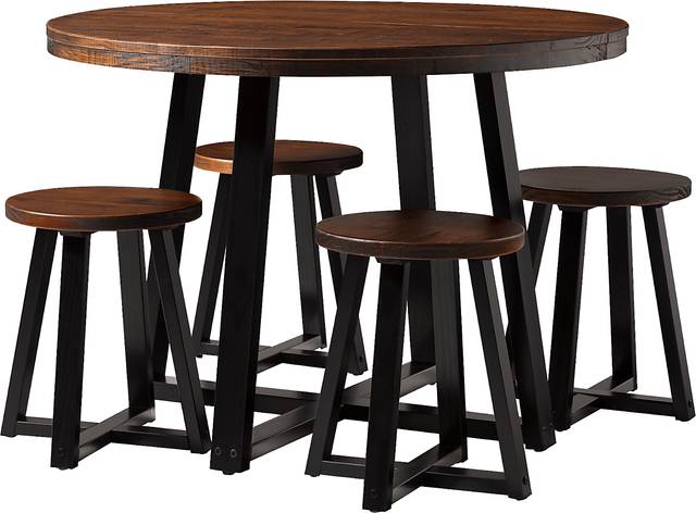Verdenbruk Mahogany 5pc Dining Set - Thumbnail - Image 1
