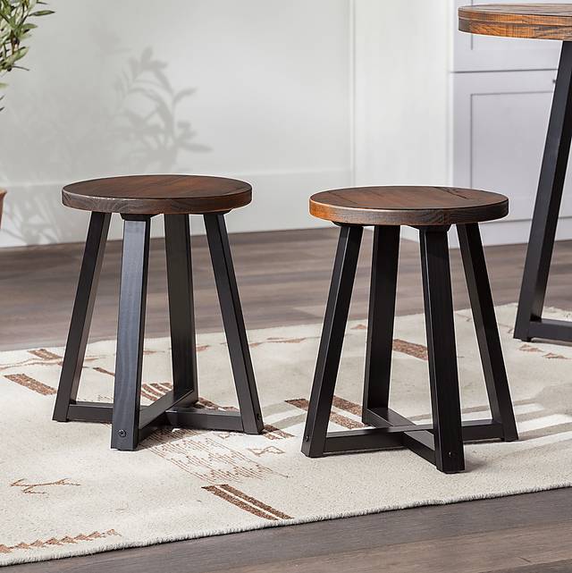 Verdenbruk Mahogany Dining Stool - Thumbnail - Image 2