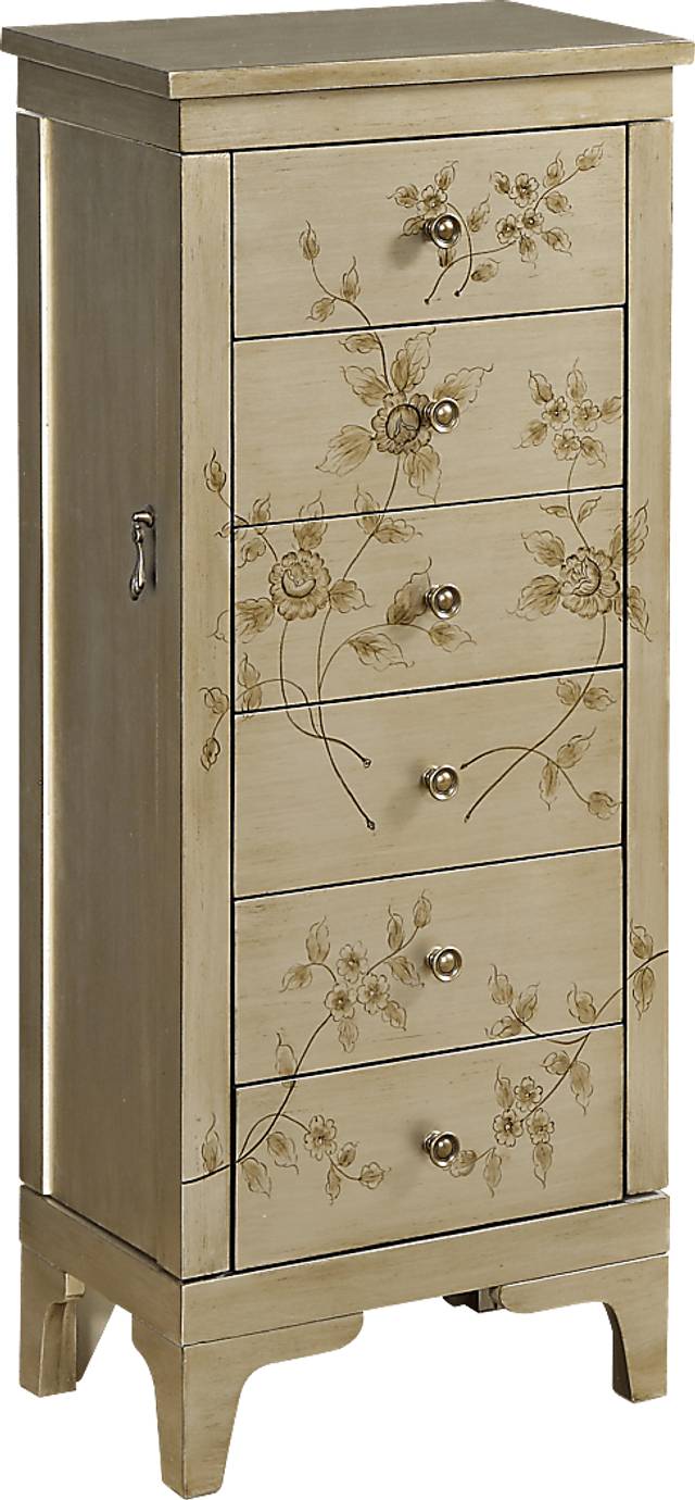 Verena Gold Jewelry Armoire - Thumbnail - Image 1