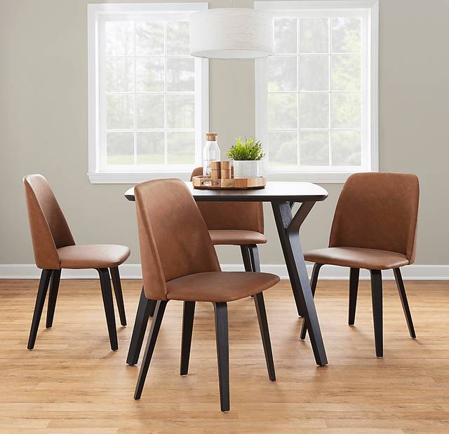 Vergie Camel Dining Chair, Set of 2 - Thumbnail - Image 2
