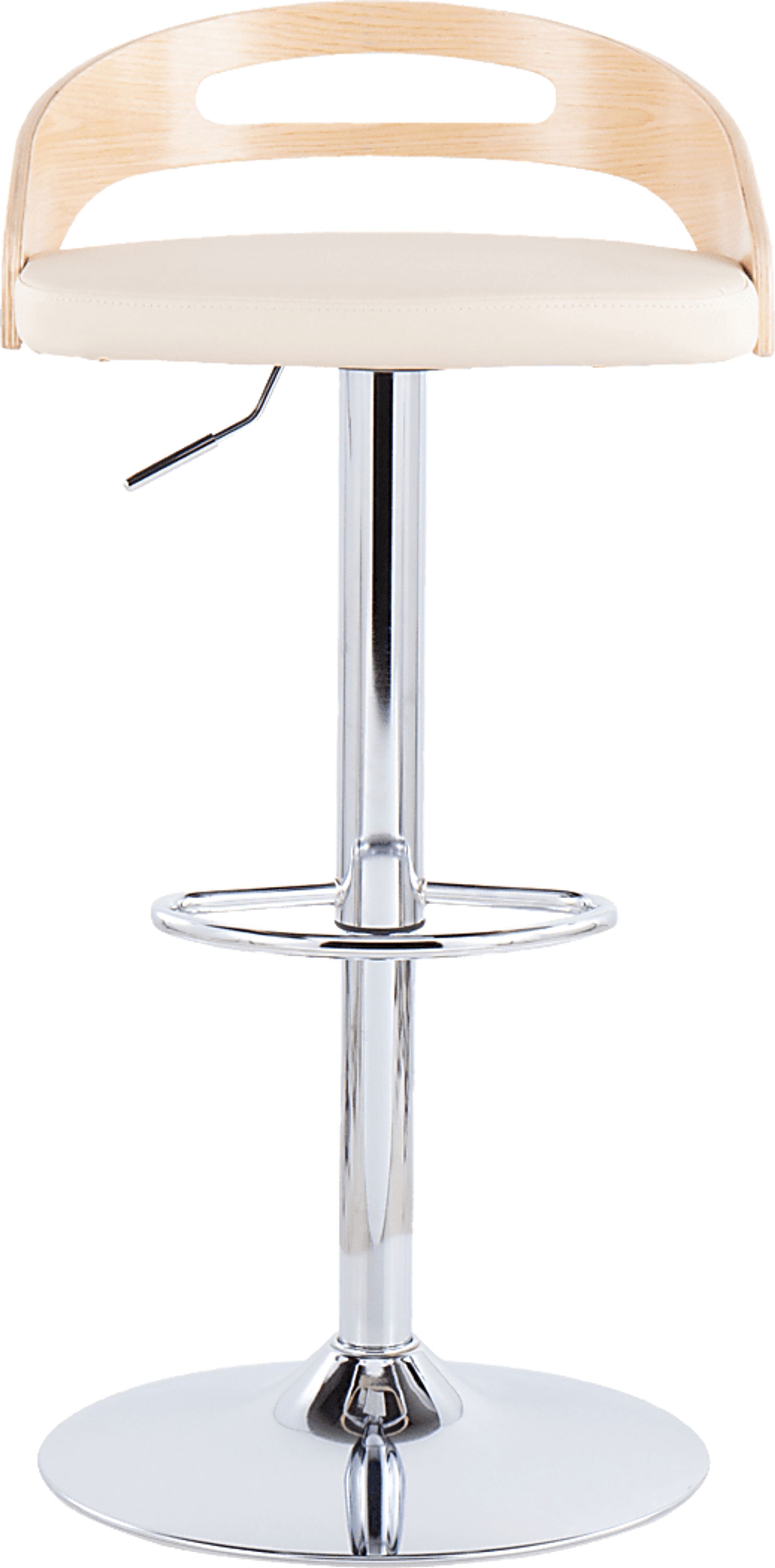 Verhaven II Cream Adjustable Barstool, Set of 2 - Image 11