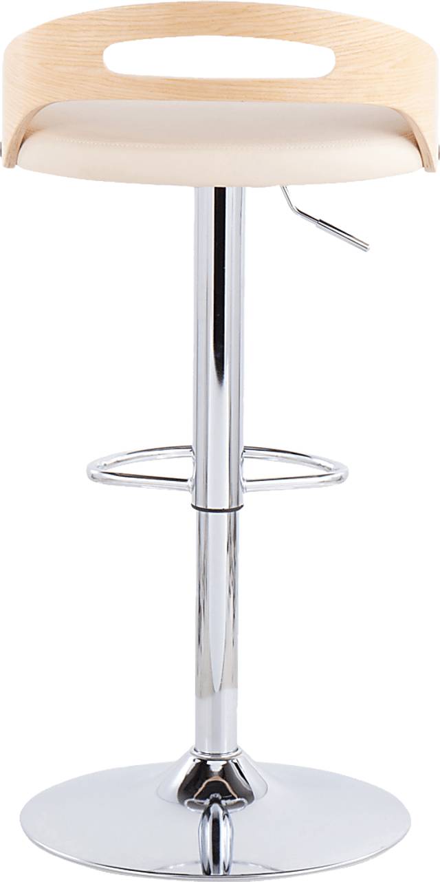 Verhaven II Cream Adjustable Barstool, Set of 2 - Thumbnail - Image 14