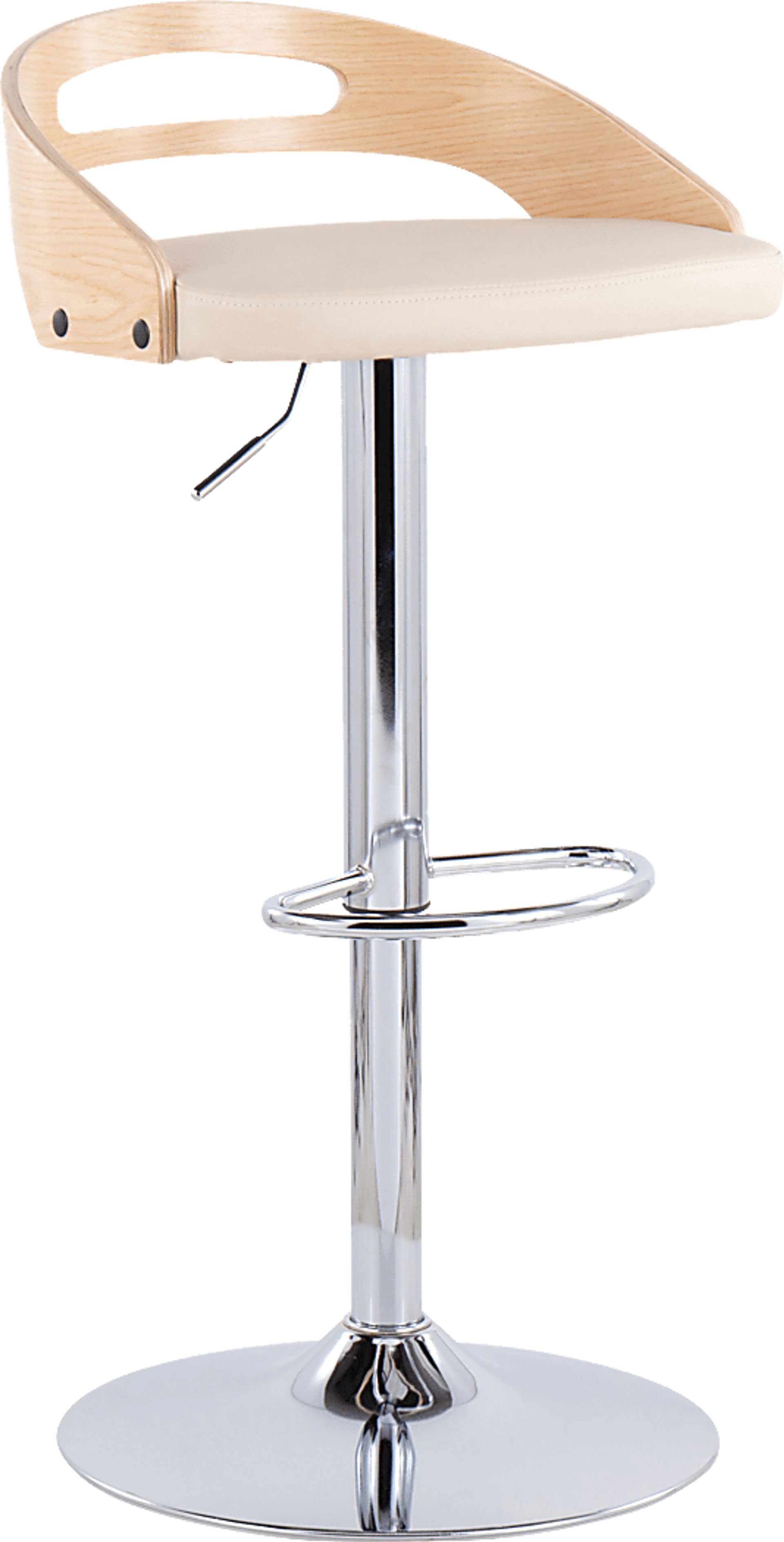 Verhaven II Cream Adjustable Barstool, Set of 3 - Image 6