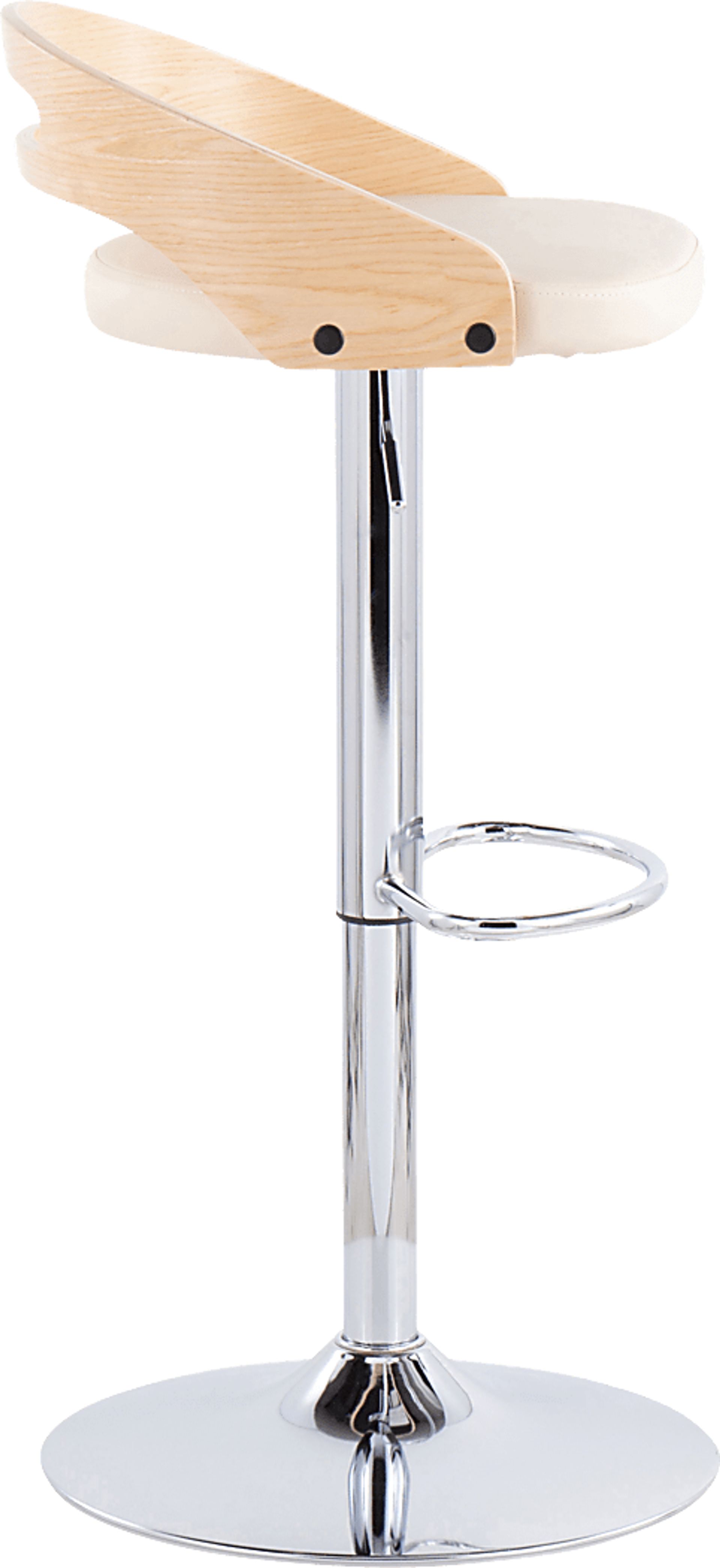 Verhaven II Cream Adjustable Barstool, Set of 3 - Image 7