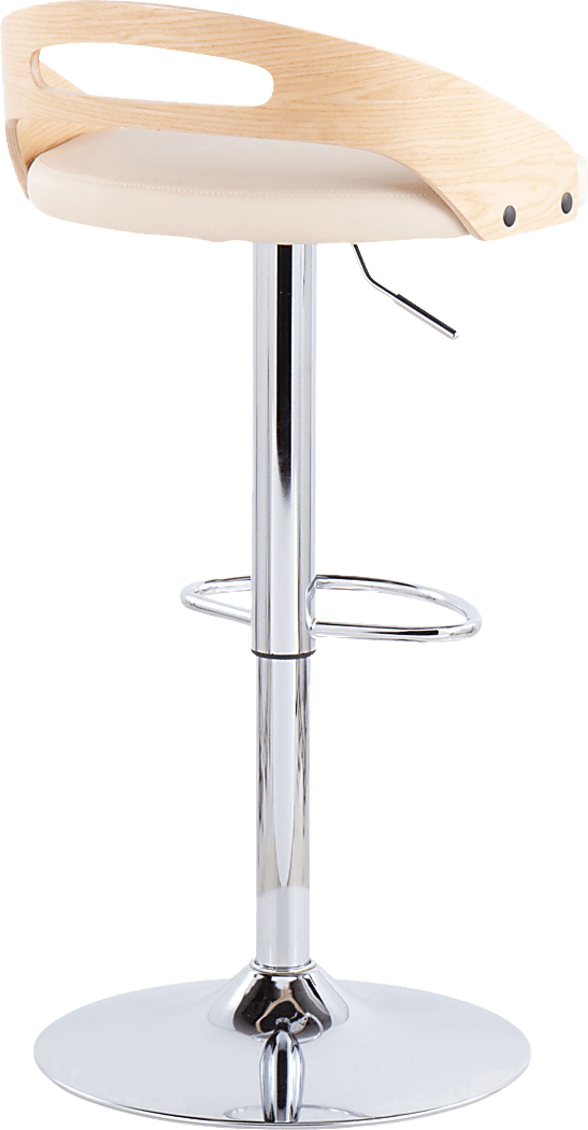Verhaven II Cream Adjustable Barstool, Set of 3 - Image 8