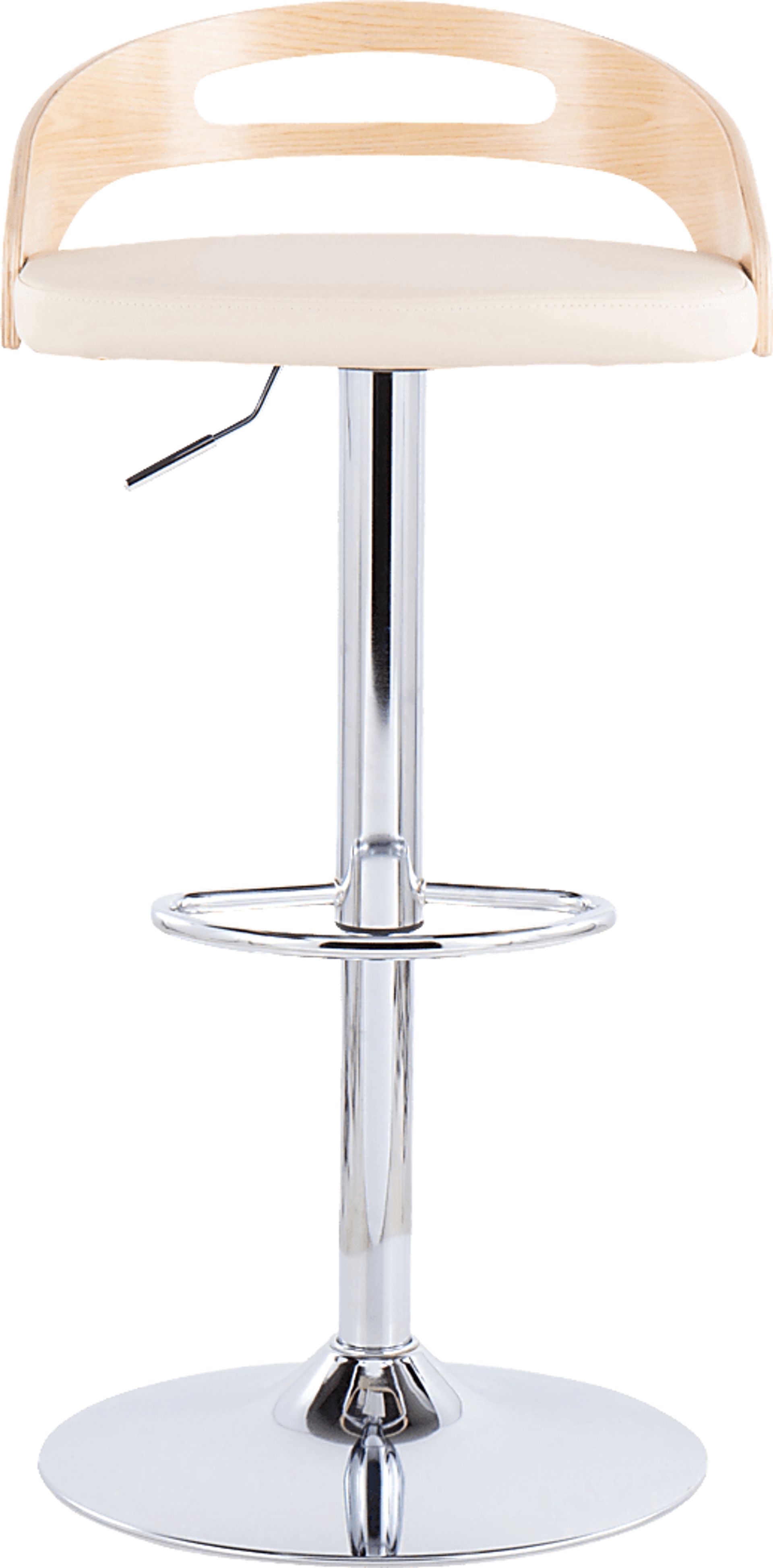 Verhaven II Cream Adjustable Barstool, Set of 3 - Image 10