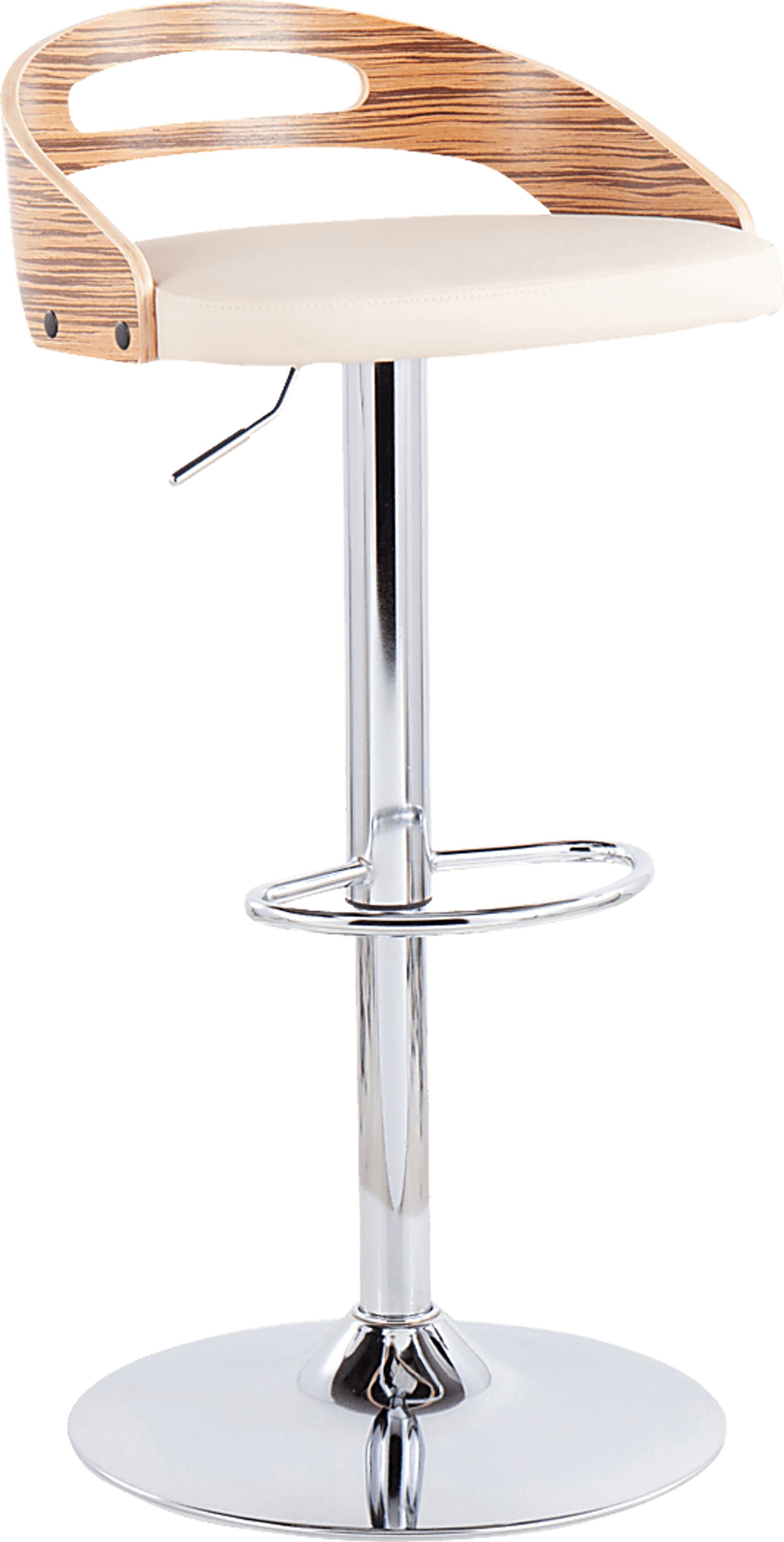 Verhaven III Cream Adjustable Barstool, Set of 3 - Image 5