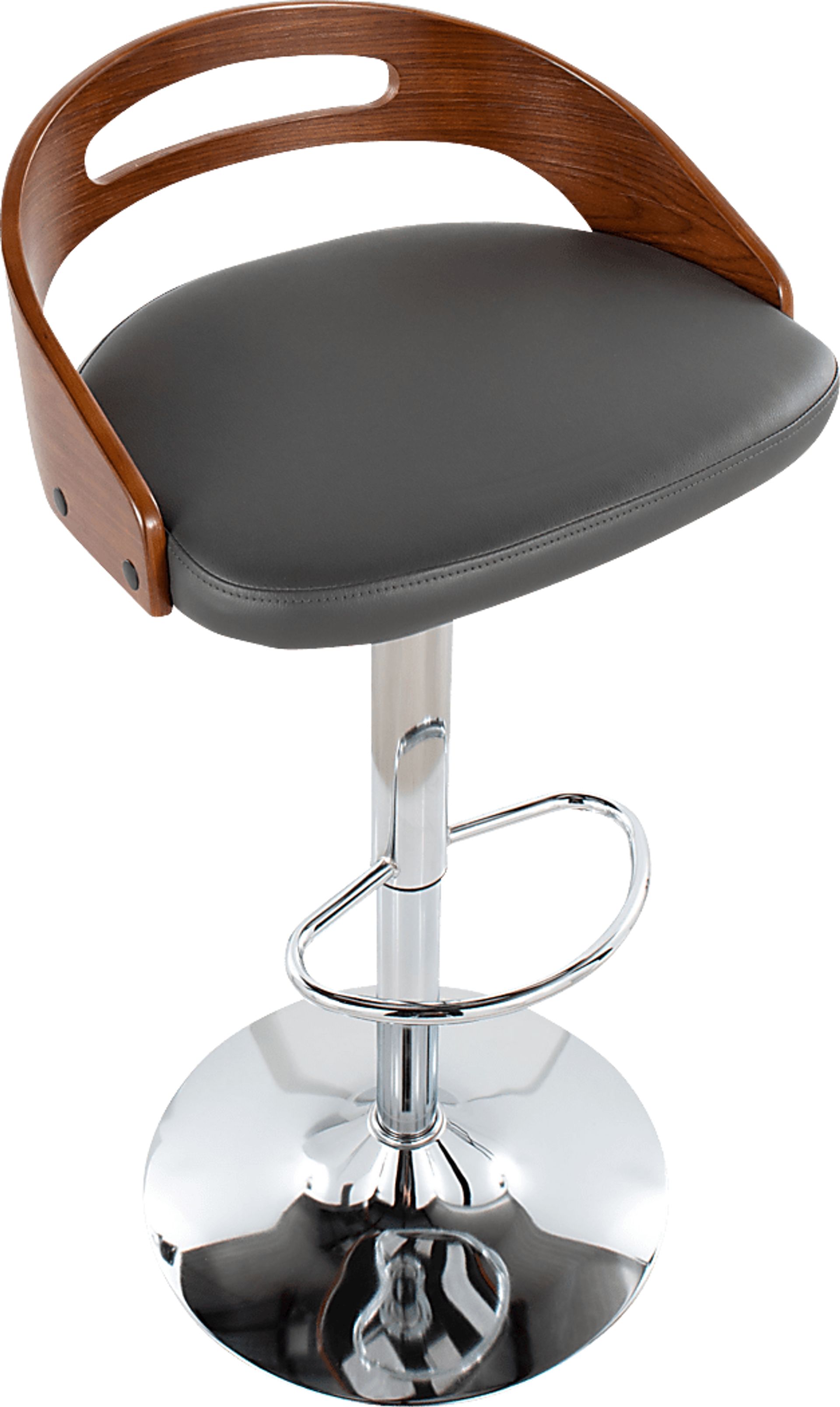Verhaven V Gray Adjustable Barstool, Set of 3 - Image 12
