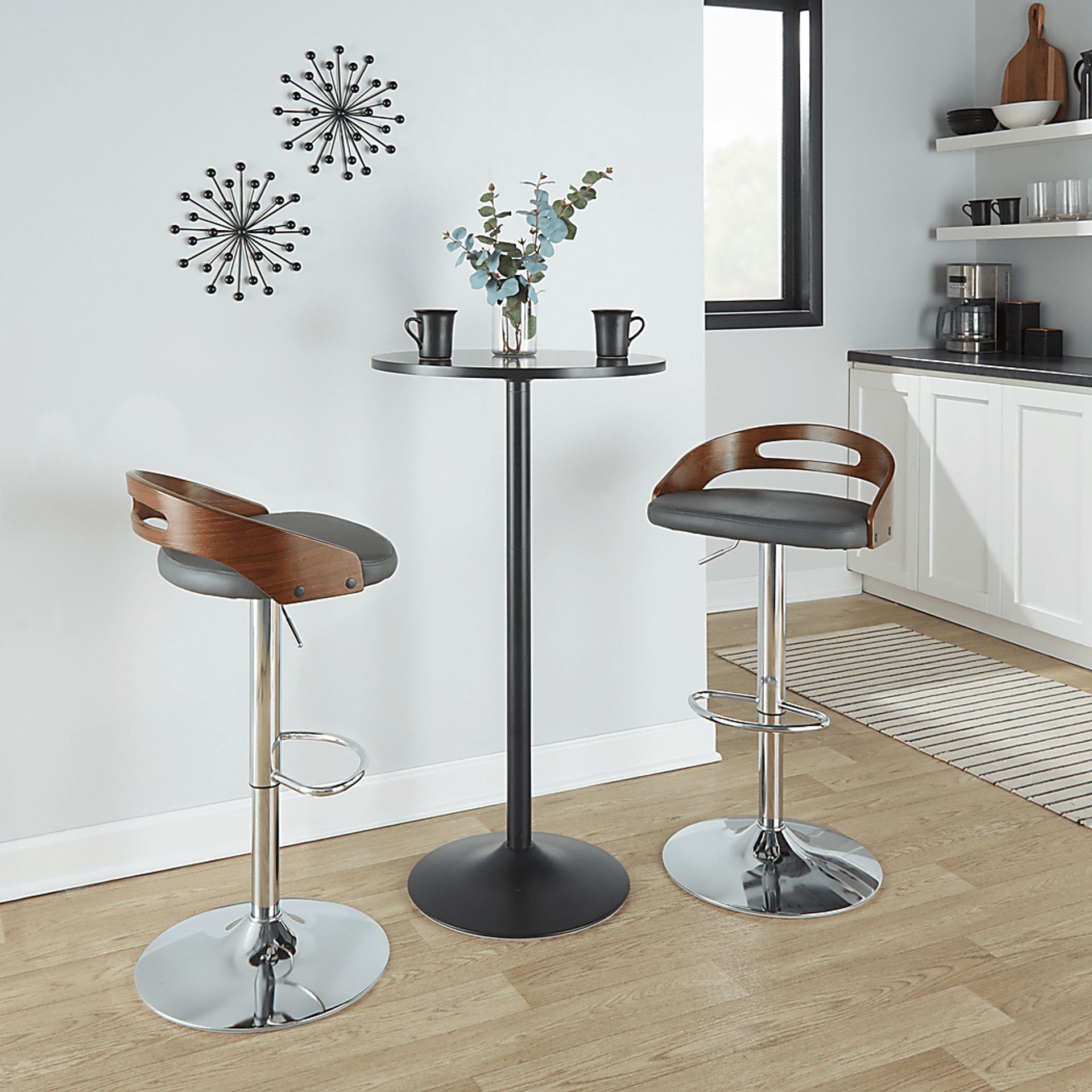 Verhaven V Gray Adjustable Barstool, Set of 3 - Image 5