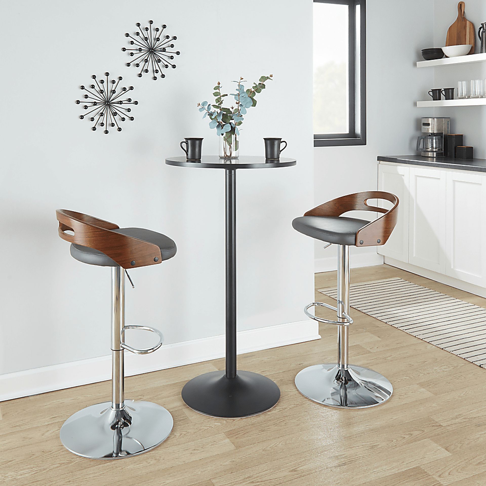 Verhaven V Gray Adjustable Barstool, Set of 3 - Image 6
