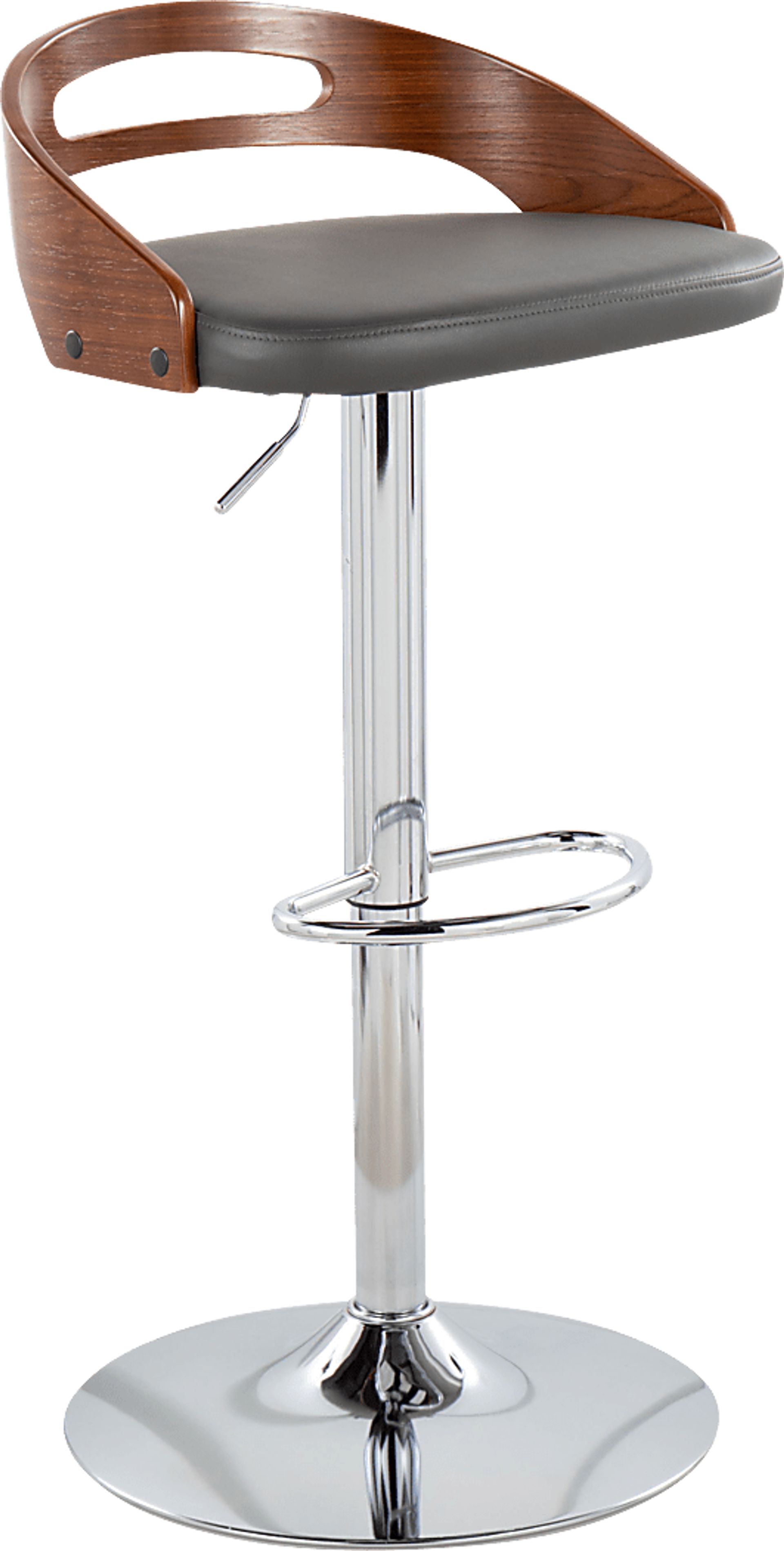 Verhaven V Gray Adjustable Barstool, Set of 3 - Image 7