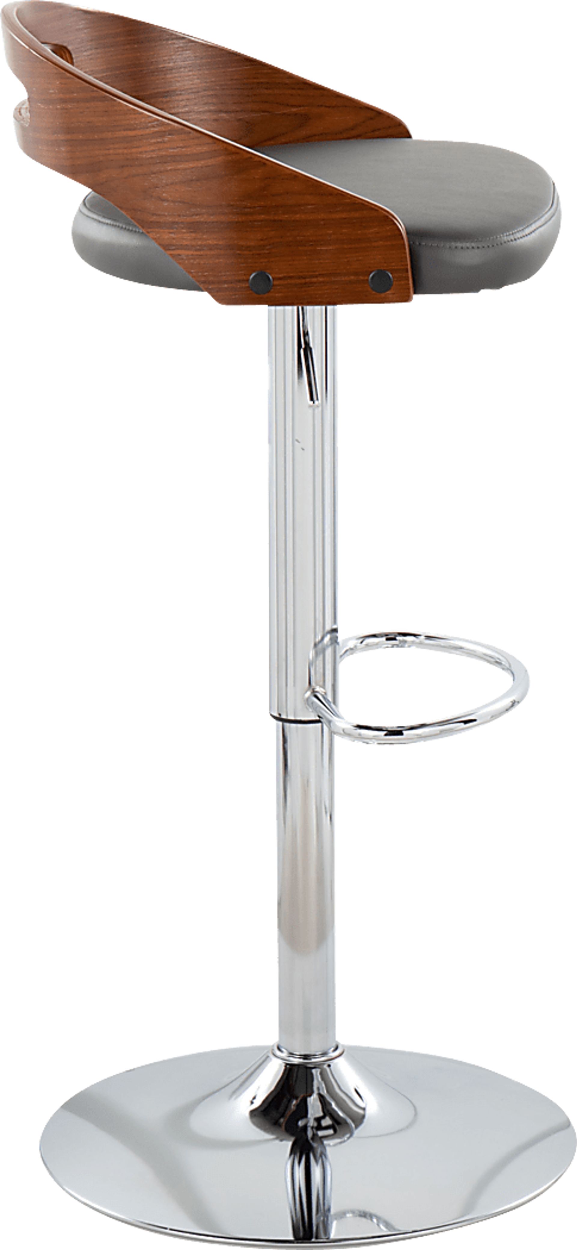 Verhaven V Gray Adjustable Barstool, Set of 3 - Image 8
