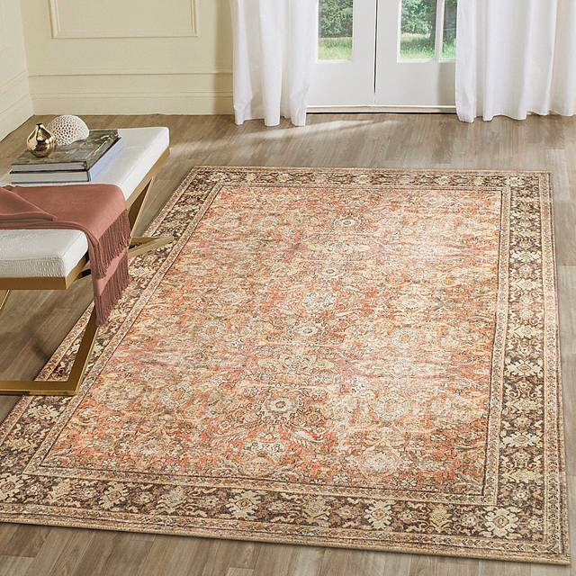 Veris Blush 5 x 7'6 Machine Washable Rug - Thumbnail - Image 2