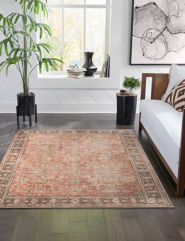Veris Blush 5 x 7'6 Machine Washable Rug - Thumbnail - Image 3