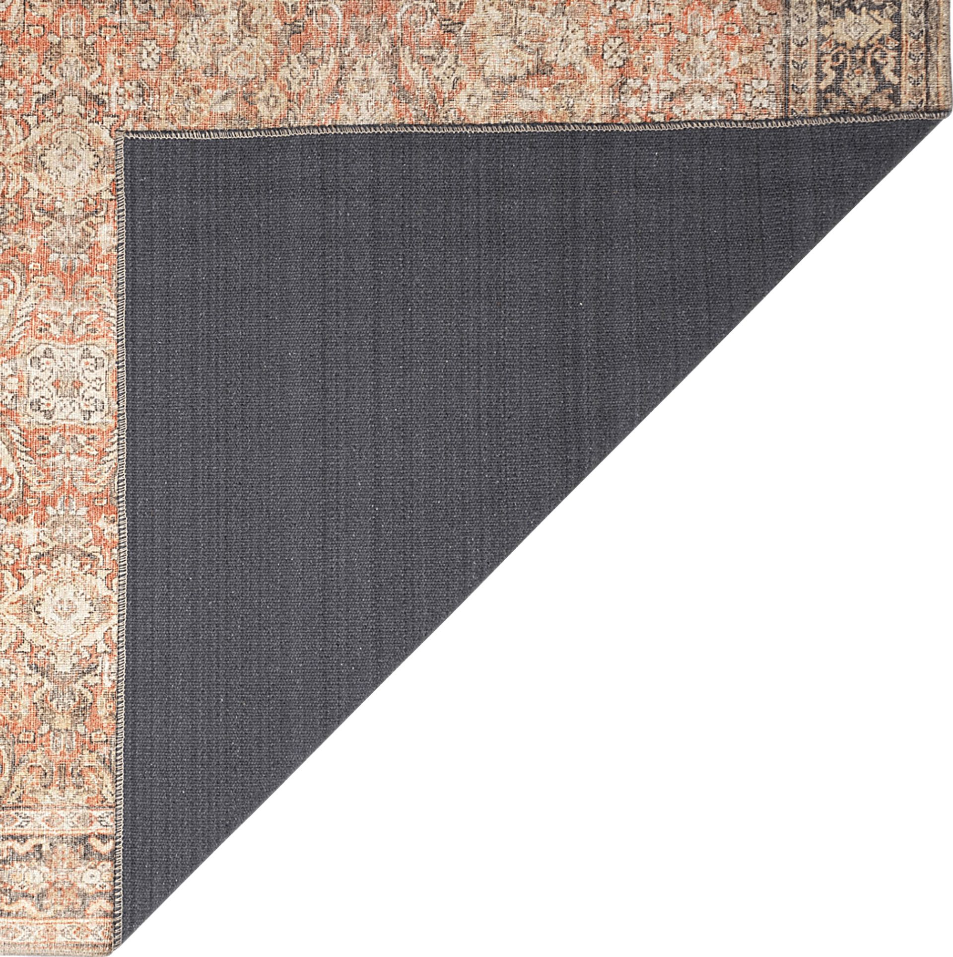 Veris Blush 7'6 x 9'6 Machine Washable Rug - Image 5