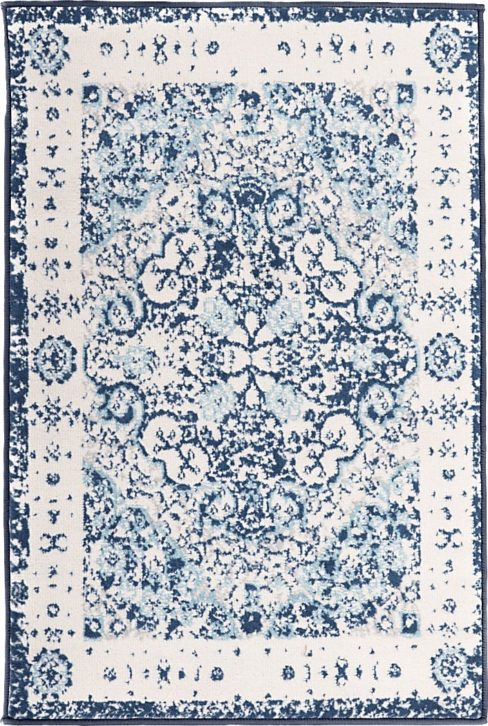 Verlee Blue 2' x 3' Rug