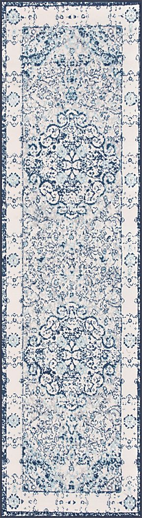 Verlee Blue 2' x 7' Runner Rug