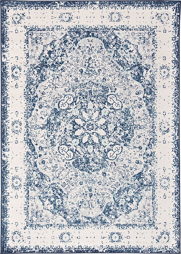 Verlee Blue 3' x 5' Rug