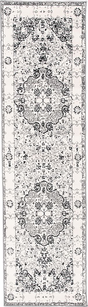 Verlee Gray 2' x 7' Runner Rug