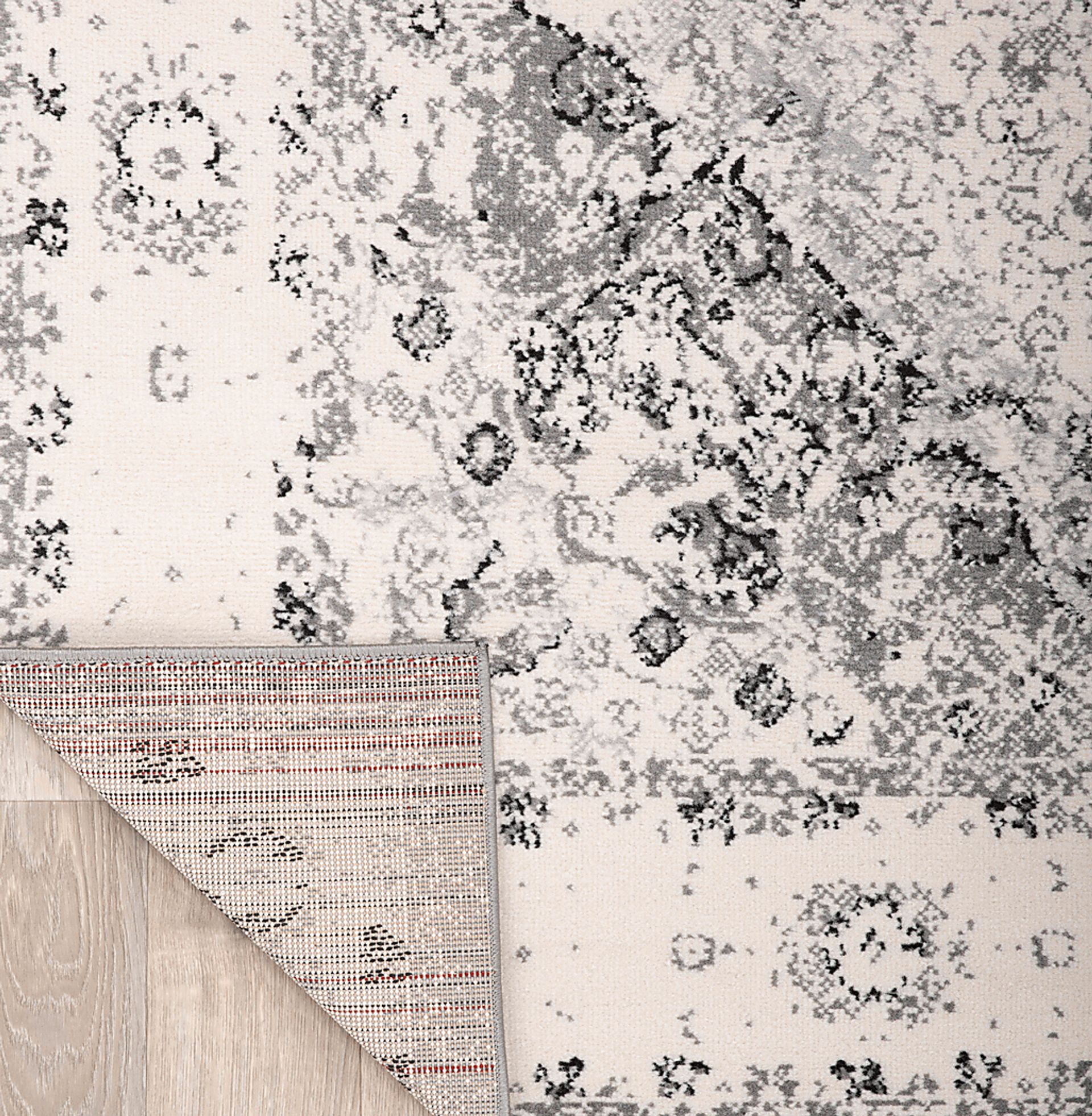 Verlee Gray 3' x 5' Rug - Image 2