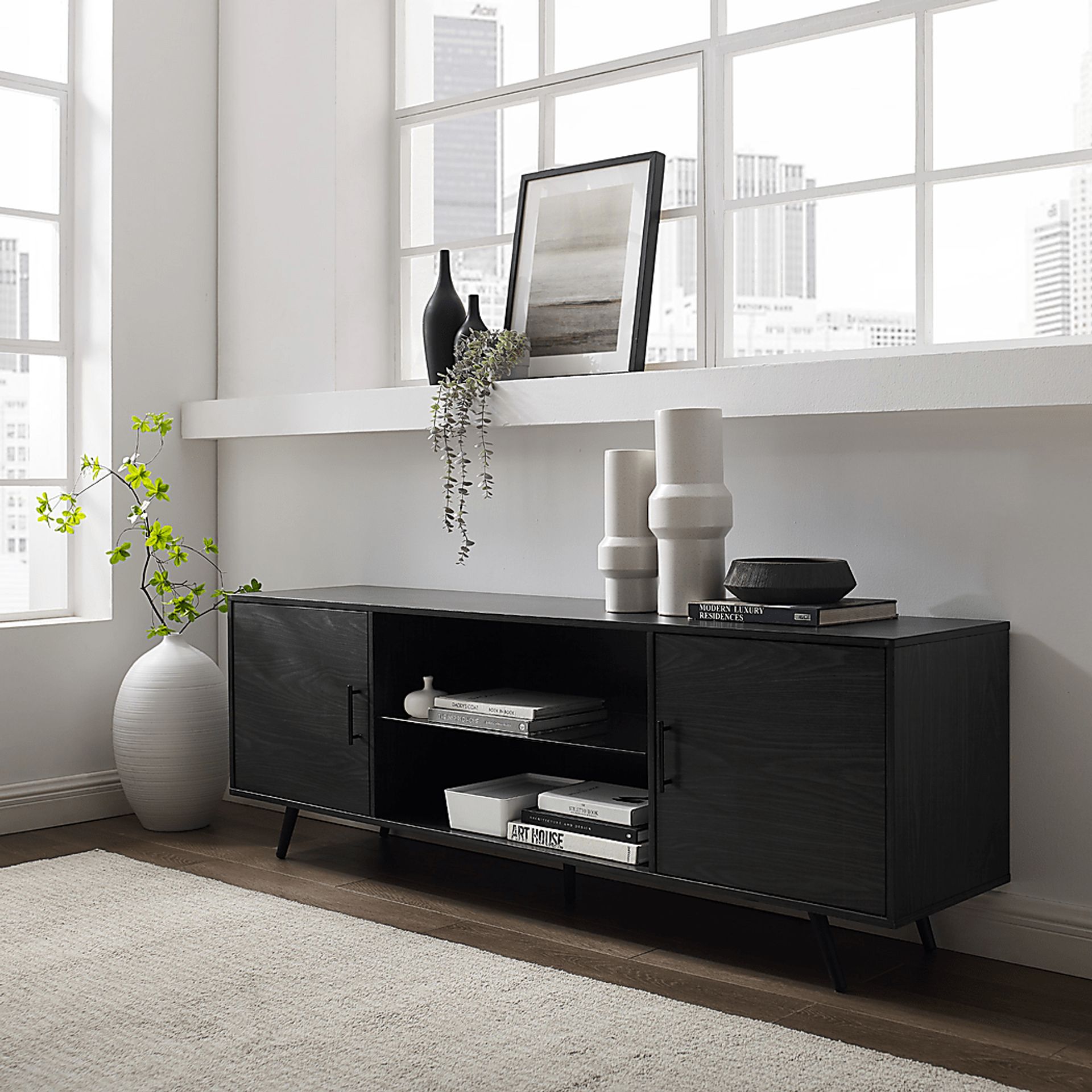 Verlie Gray 70 in. Console - Image 6