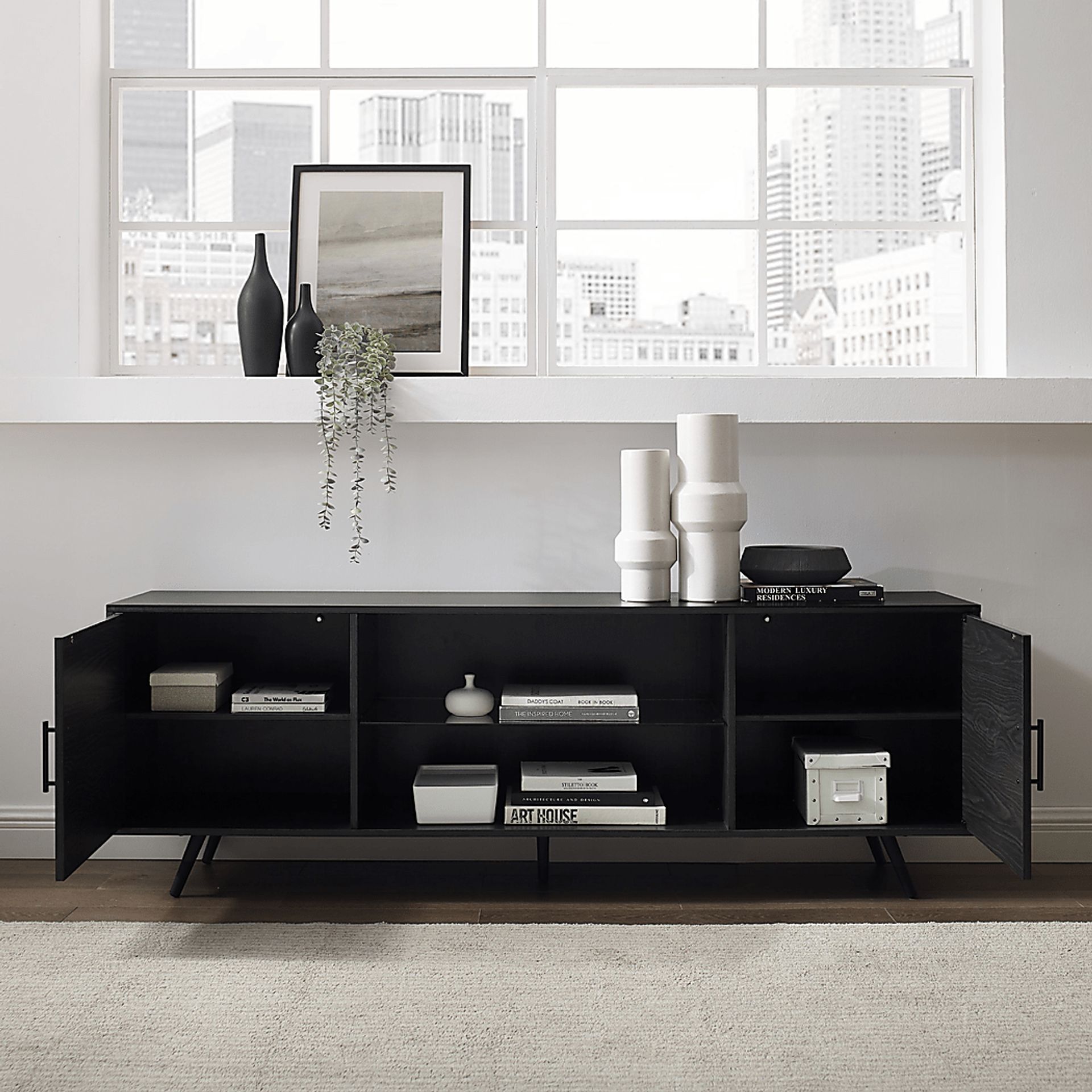 Verlie Gray 70 in. Console - Image 8