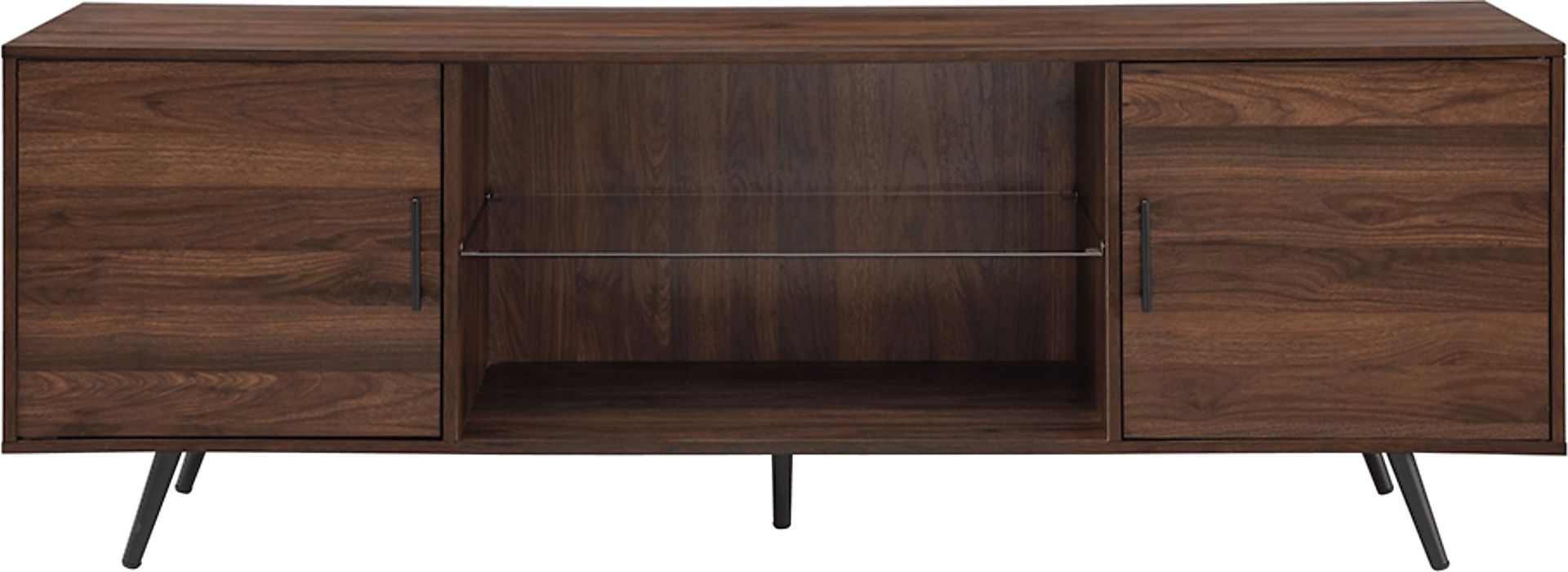 Verlie Walnut 70 in. Console - Image 2
