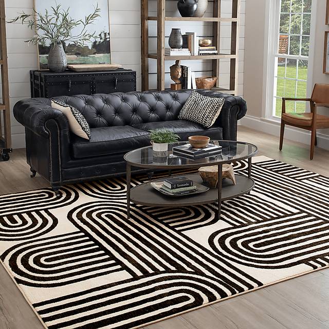 Verlow Charcoal 5'3 x 7'10 Rug - Thumbnail - Image 2
