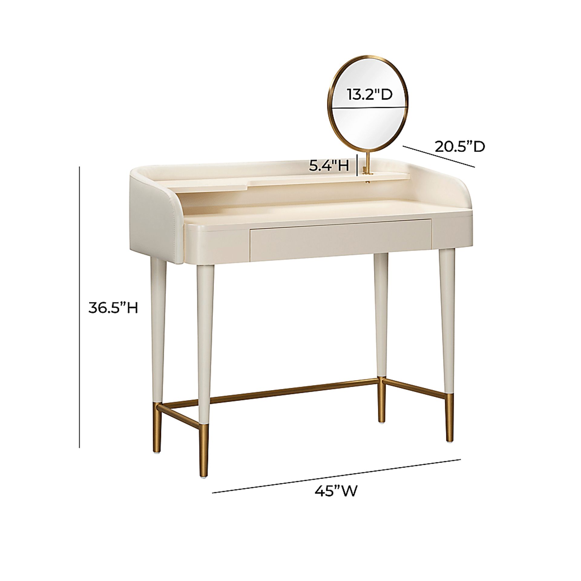 Vermilyea Cream Vanity - Image 9