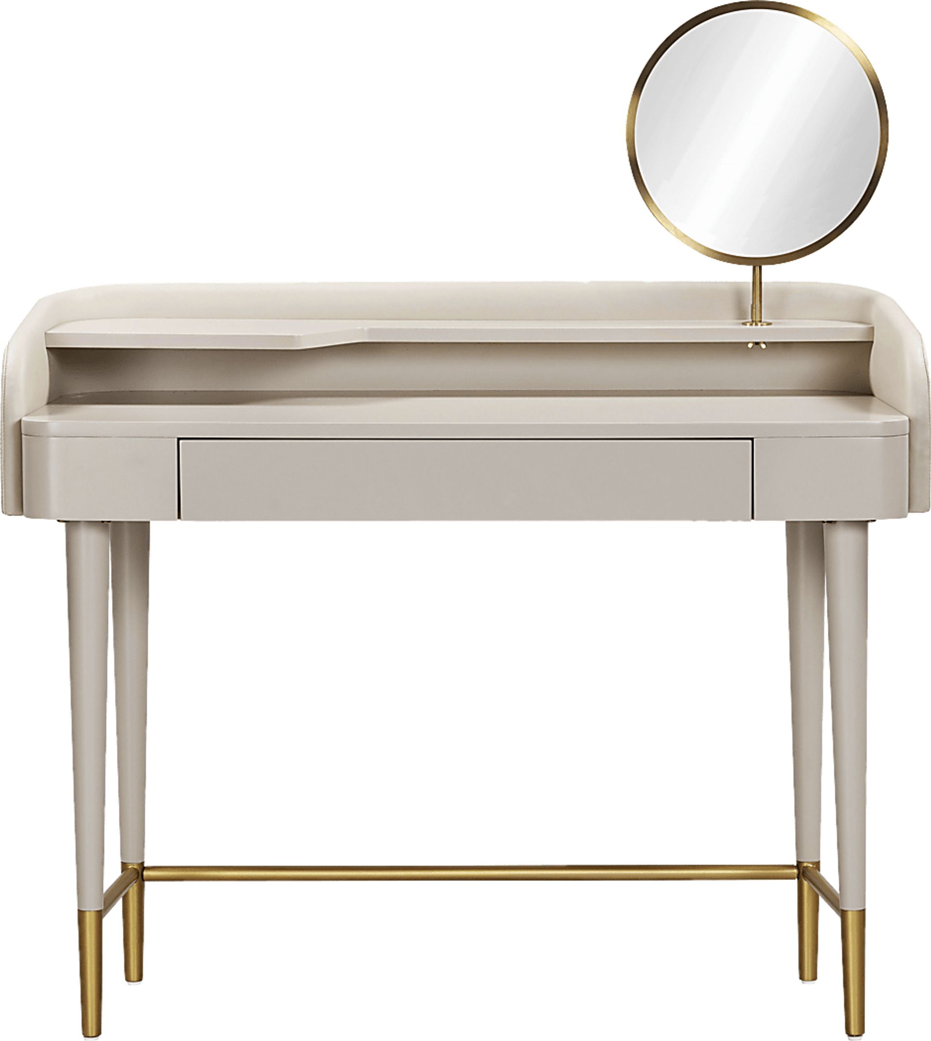 Vermilyea Taupe Vanity - Image 3