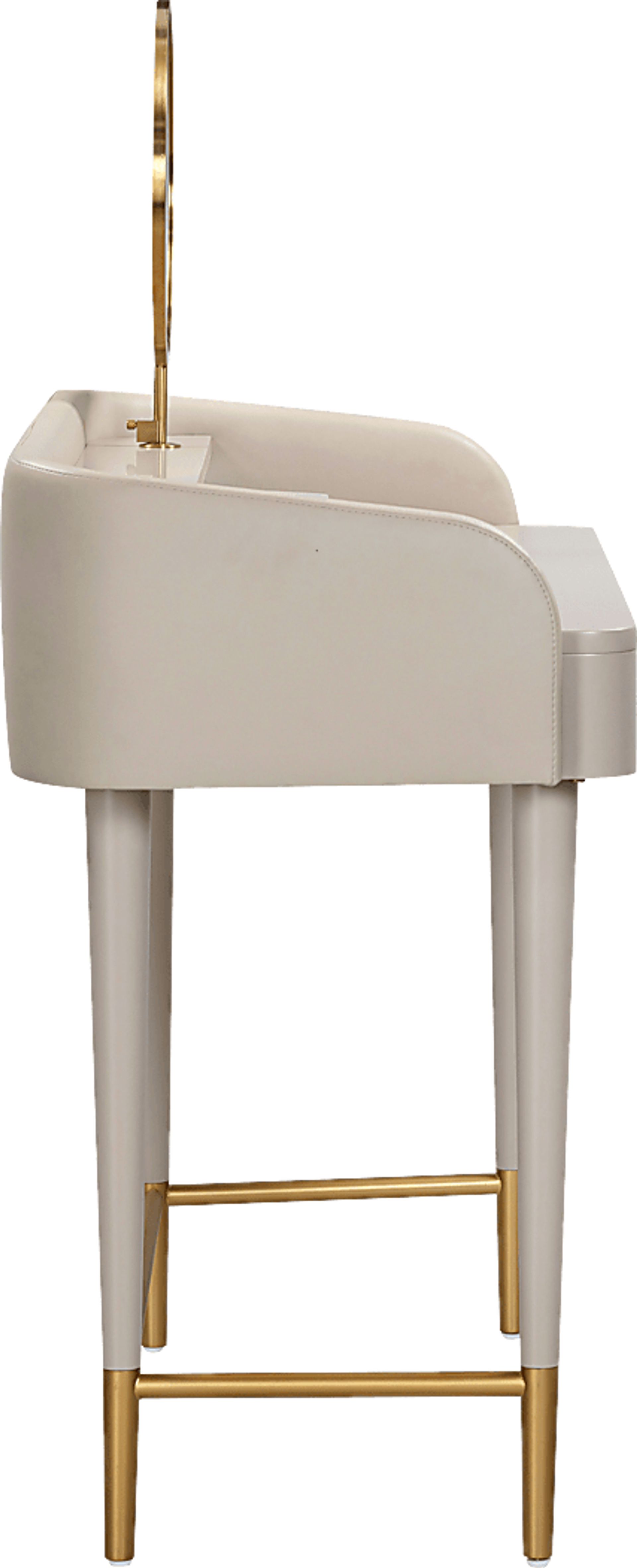 Vermilyea Taupe Vanity - Image 5