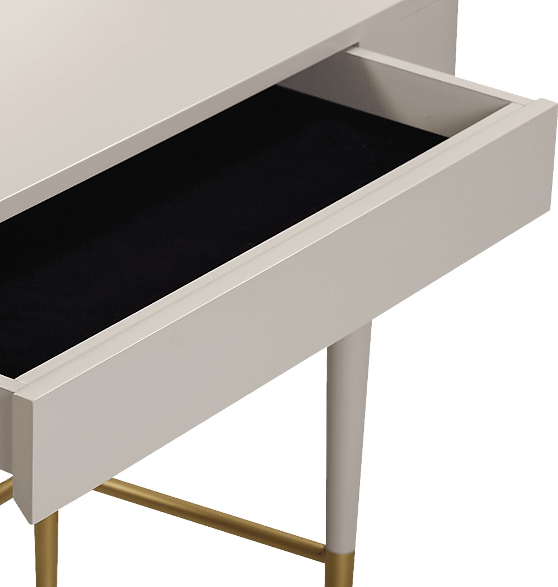 Vermilyea Taupe Vanity - Image 8