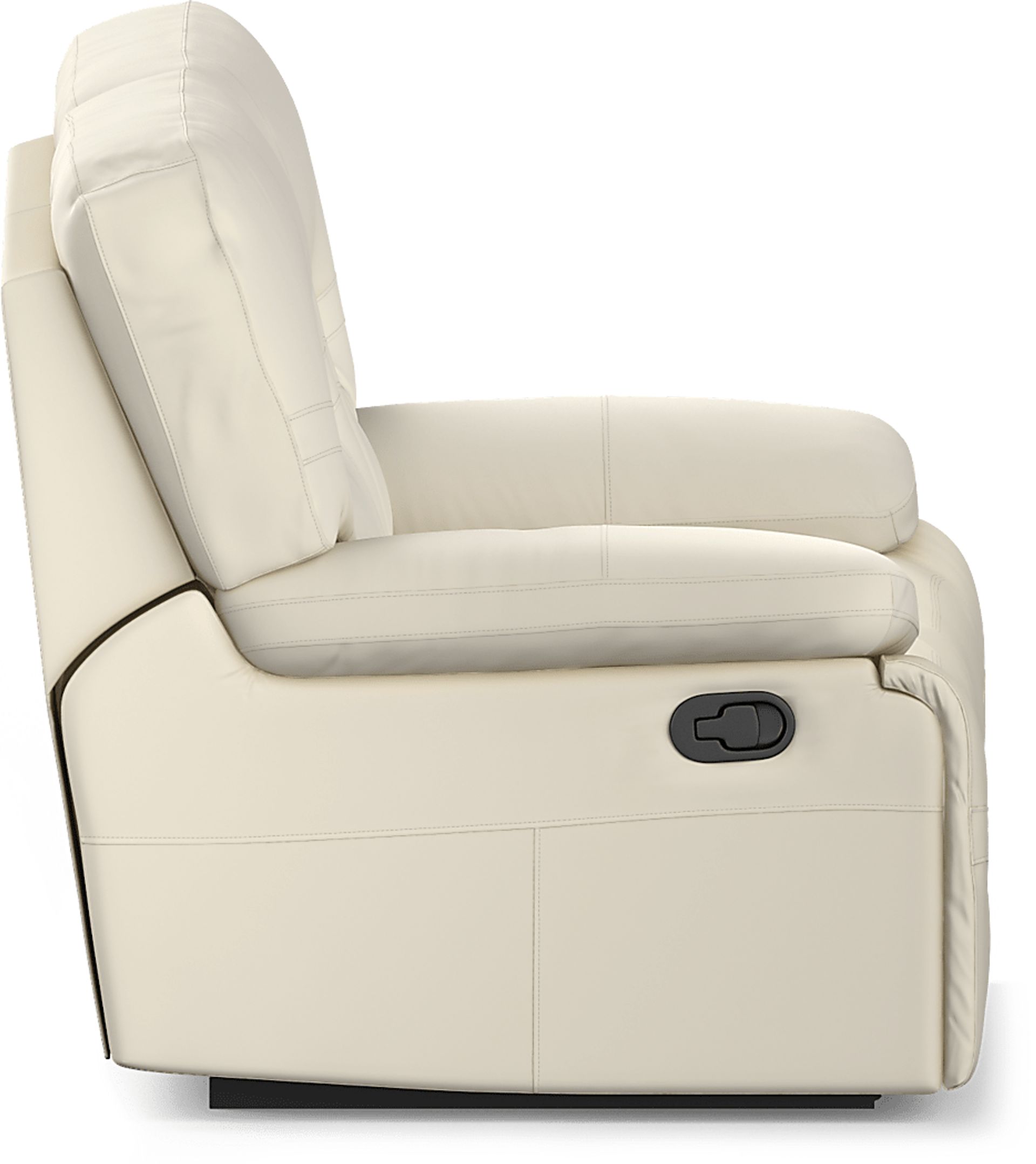 Vernazza Lane Beige Leather 5 Pc Living Room with Reclining Sofa - Image 4
