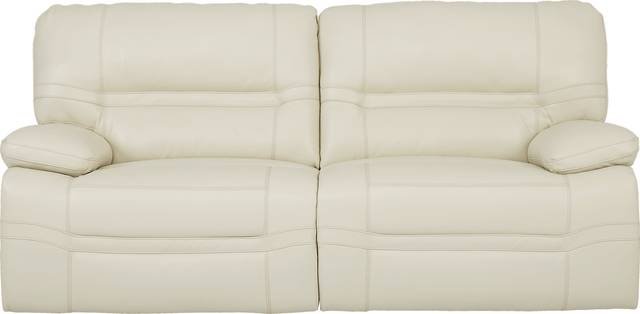 Vernazza Beige Leather 3 Pc Living Room with Reclining Sofa - Thumbnail - Image 2