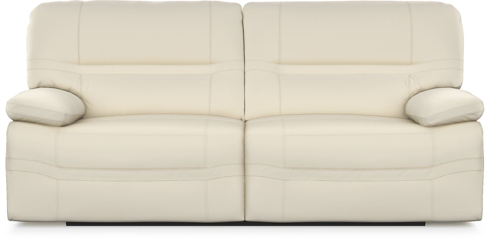 Vernazza 3 Pc Beige Leather Living Room Set With Reclining Sofa ...