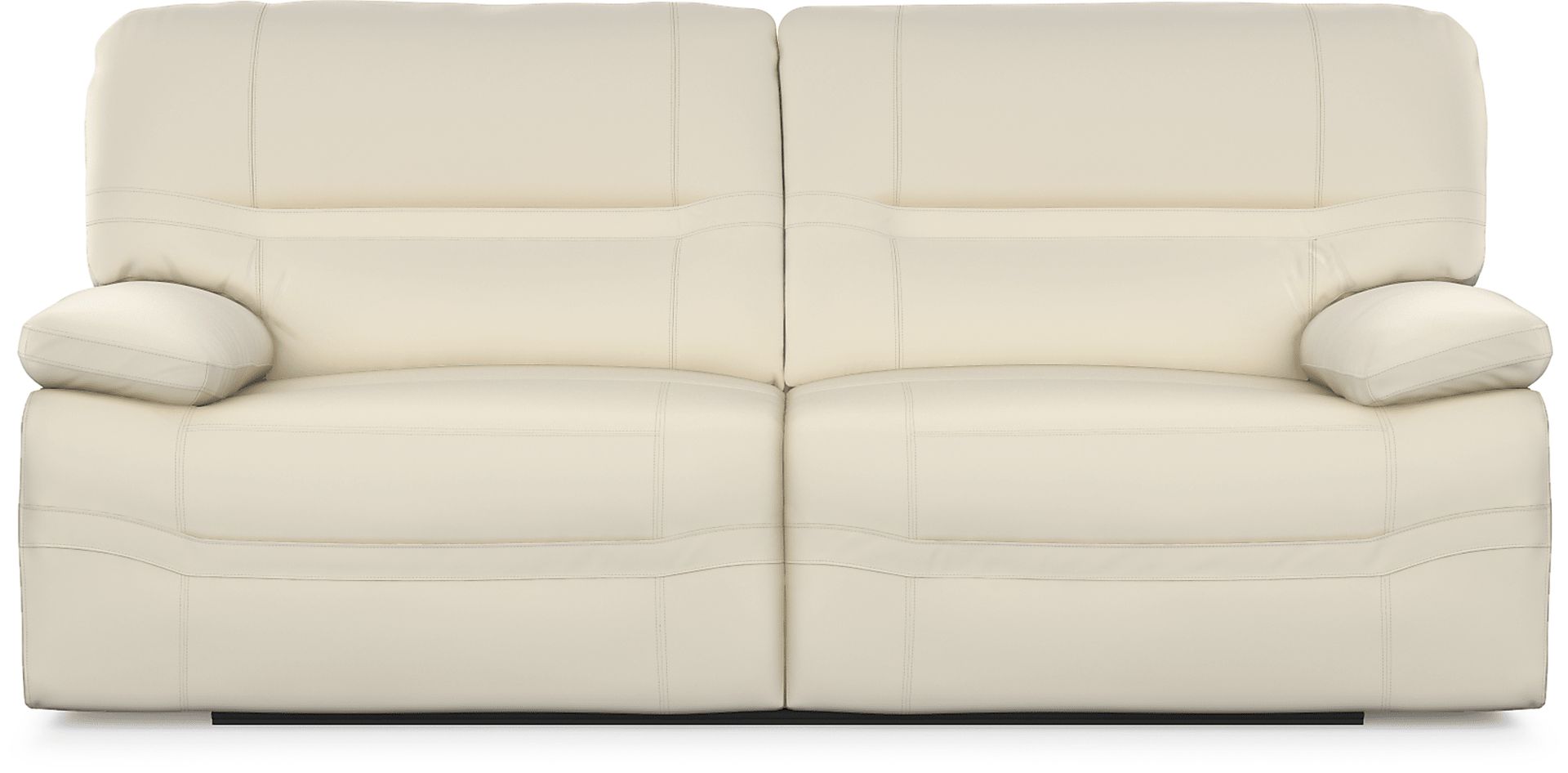 Vernazza 5 Pc Beige Leather Living Room Set With Reclining Sofa ...