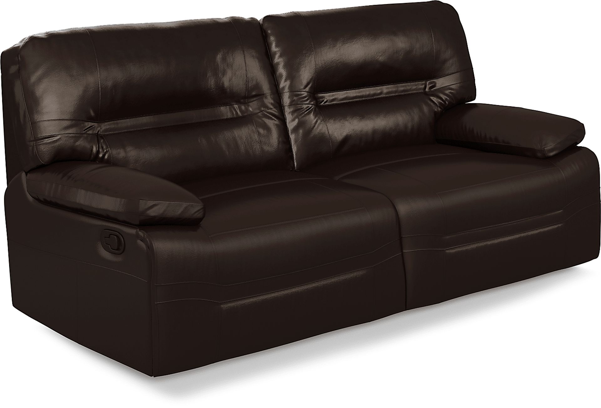 Vernazza Chocolate Leather Power Reclining Sofa - Image 2