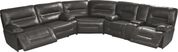 Vernazza Lane Leather 3 Pc Power Reclining Sectional