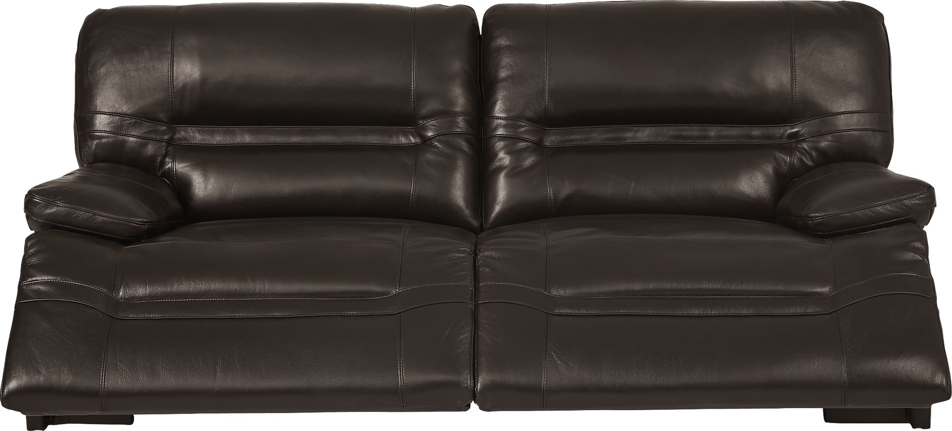 Vernazza Lane Chocolate Leather Power Reclining Sofa - Image 2