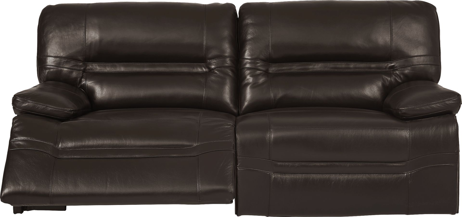 Vernazza Lane Chocolate Leather Power Reclining Sofa - Image 3
